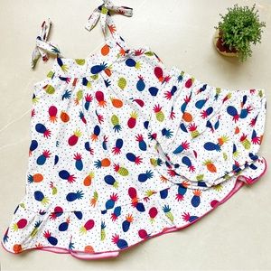 NWOT baby girl 2T pineapple cotton outfit